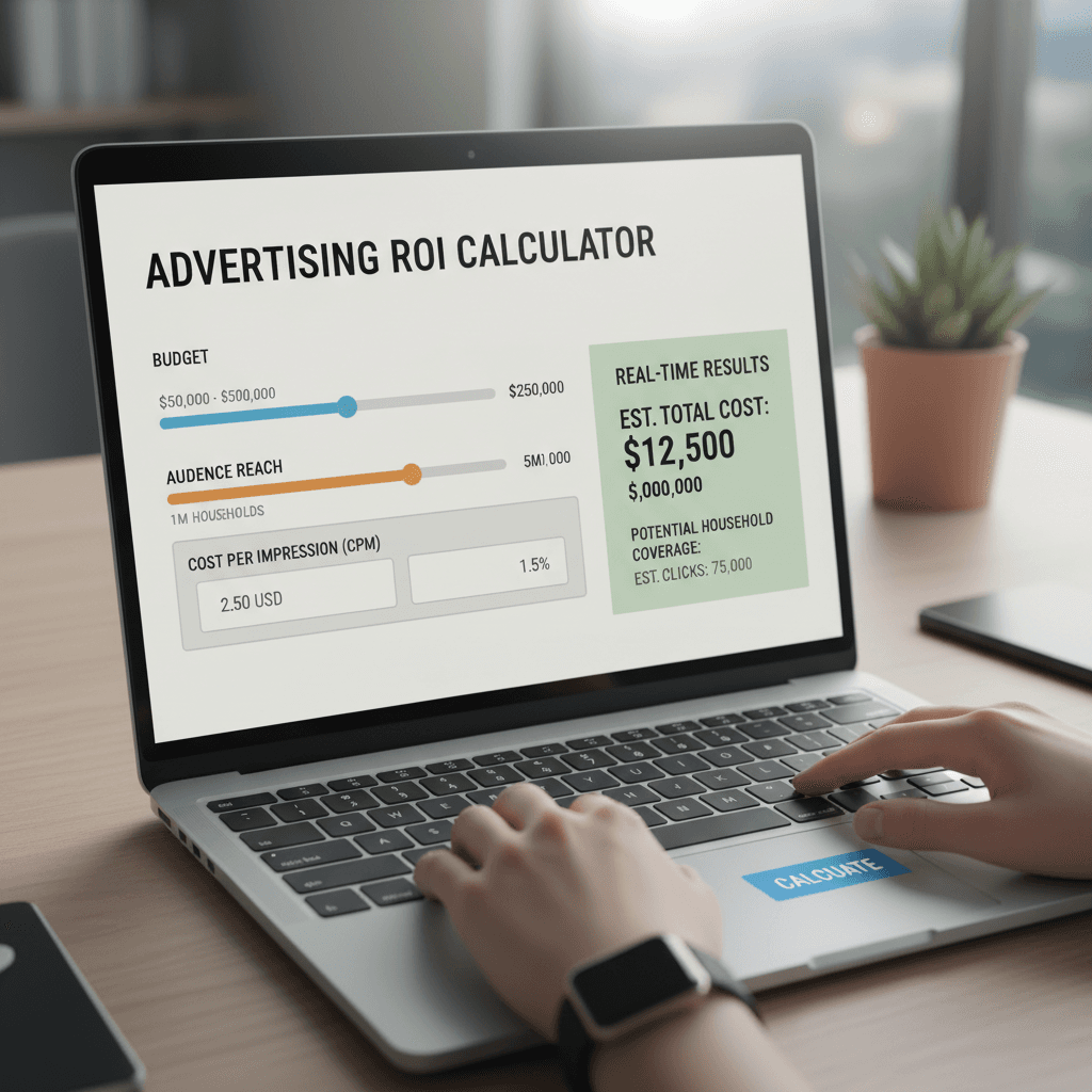 Calculadora de presupuesto y alcance publicitario